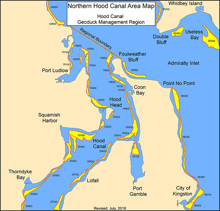 Northern Hood Canal Area Washington Department Of Fish Wildlife