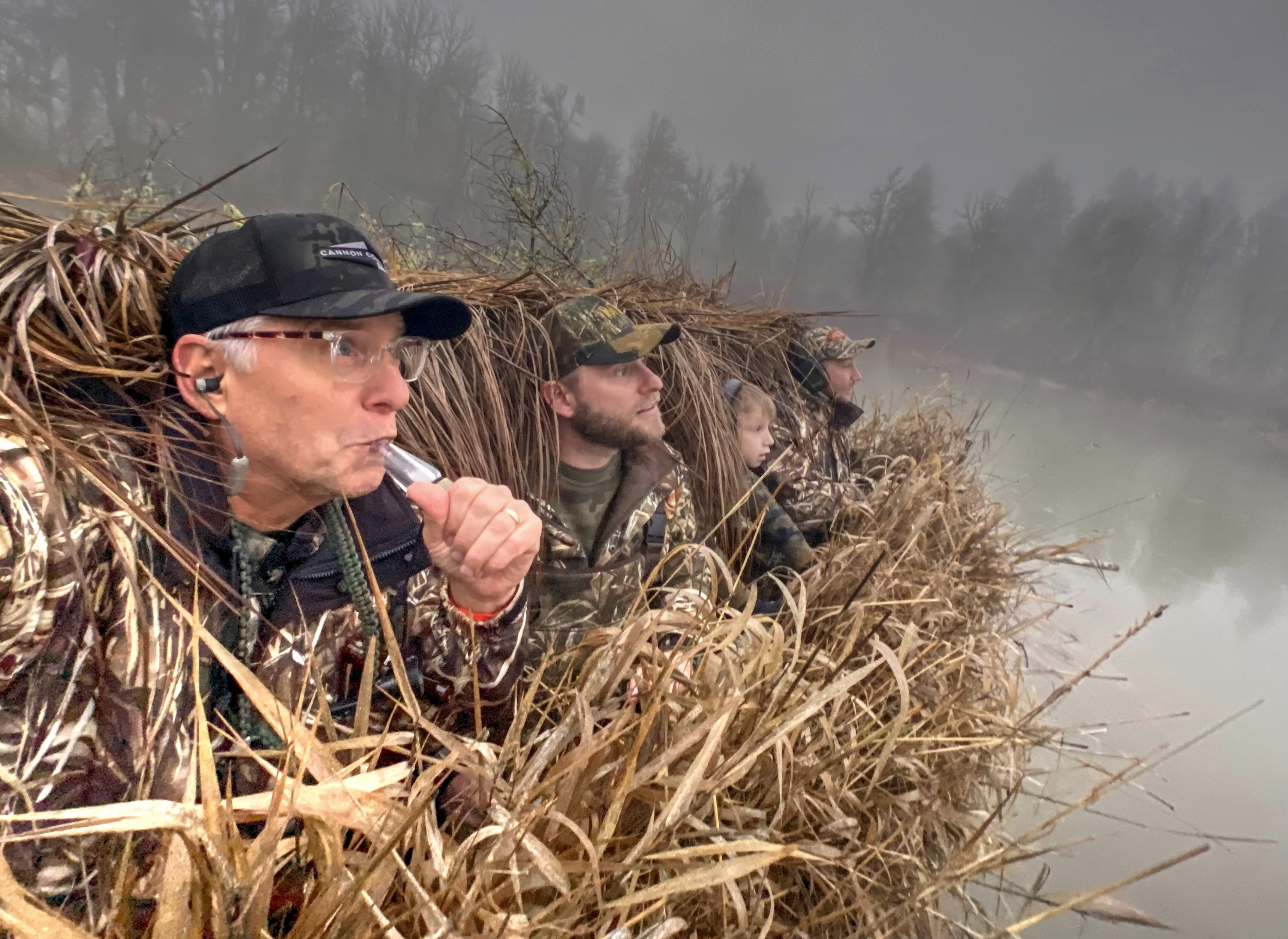 Family waterfowl hunting