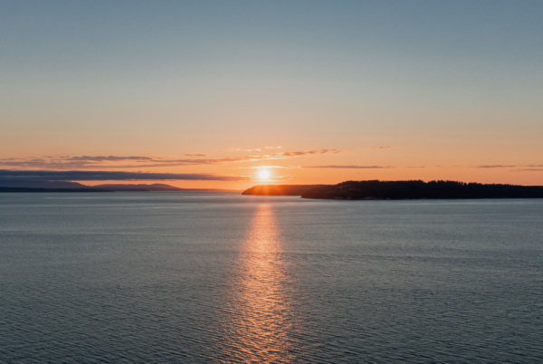 Sunset on Puget Sound 