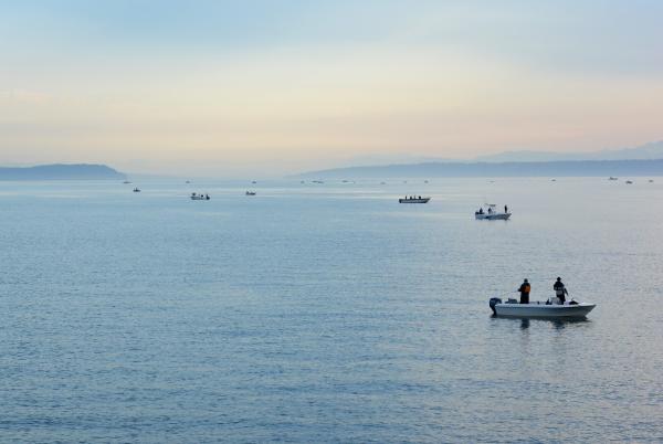 Anglers fish in Marine Area 10