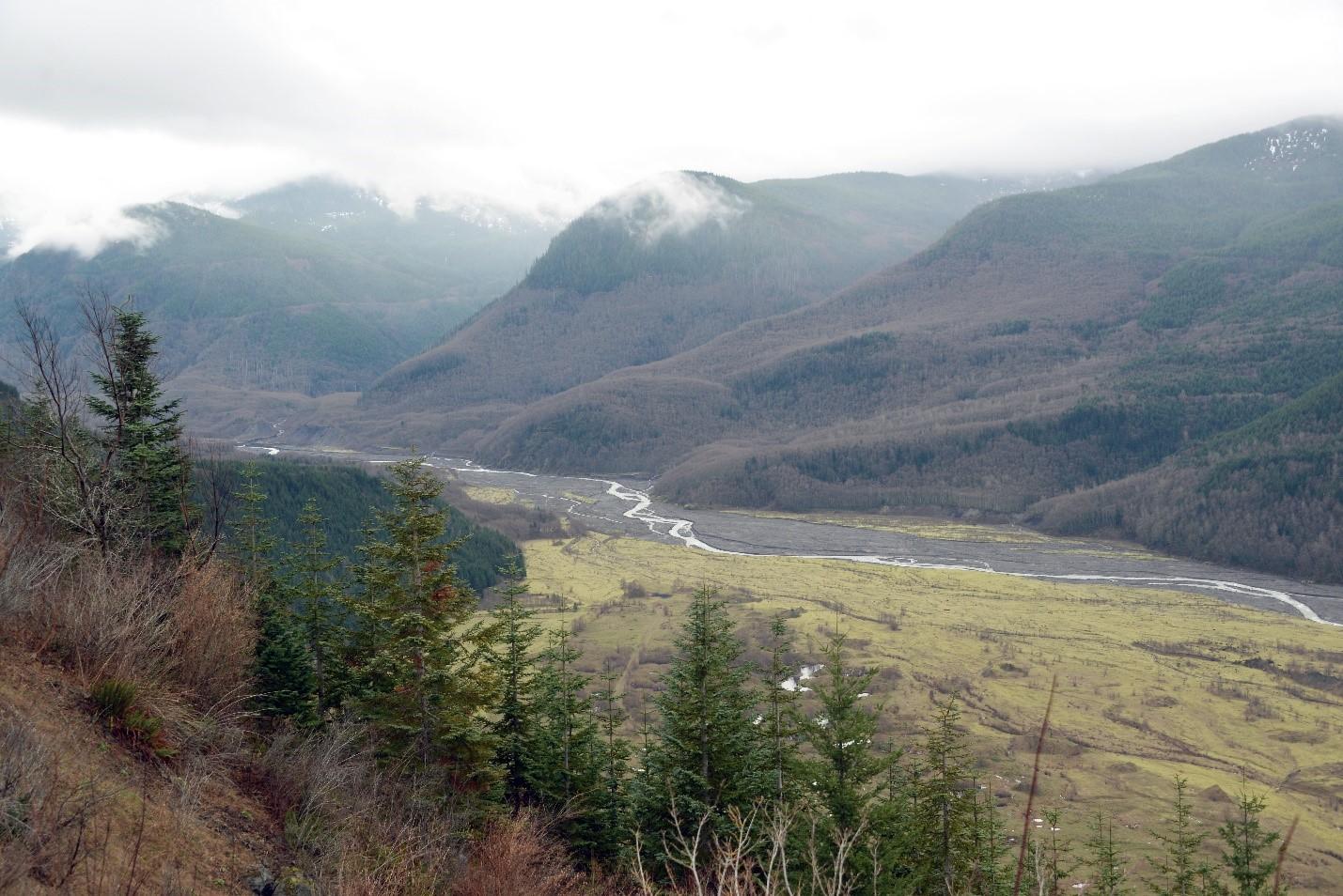 Aerial view of the Mudflow Unit