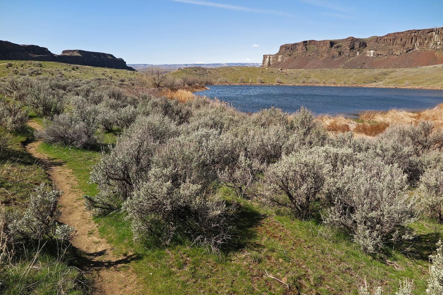 Ancient dusty lakes at the Quincy Lakes Unit