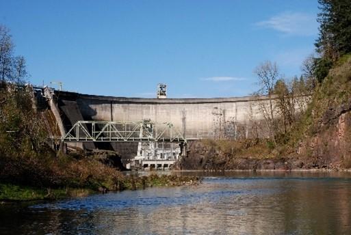 Merwin Dam on the Lewis River