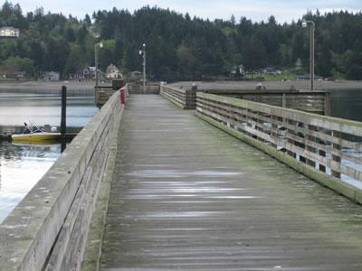 Allyn pier in Mason County.