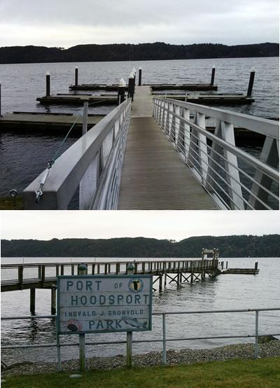 Hoodsport pier in Mason County.