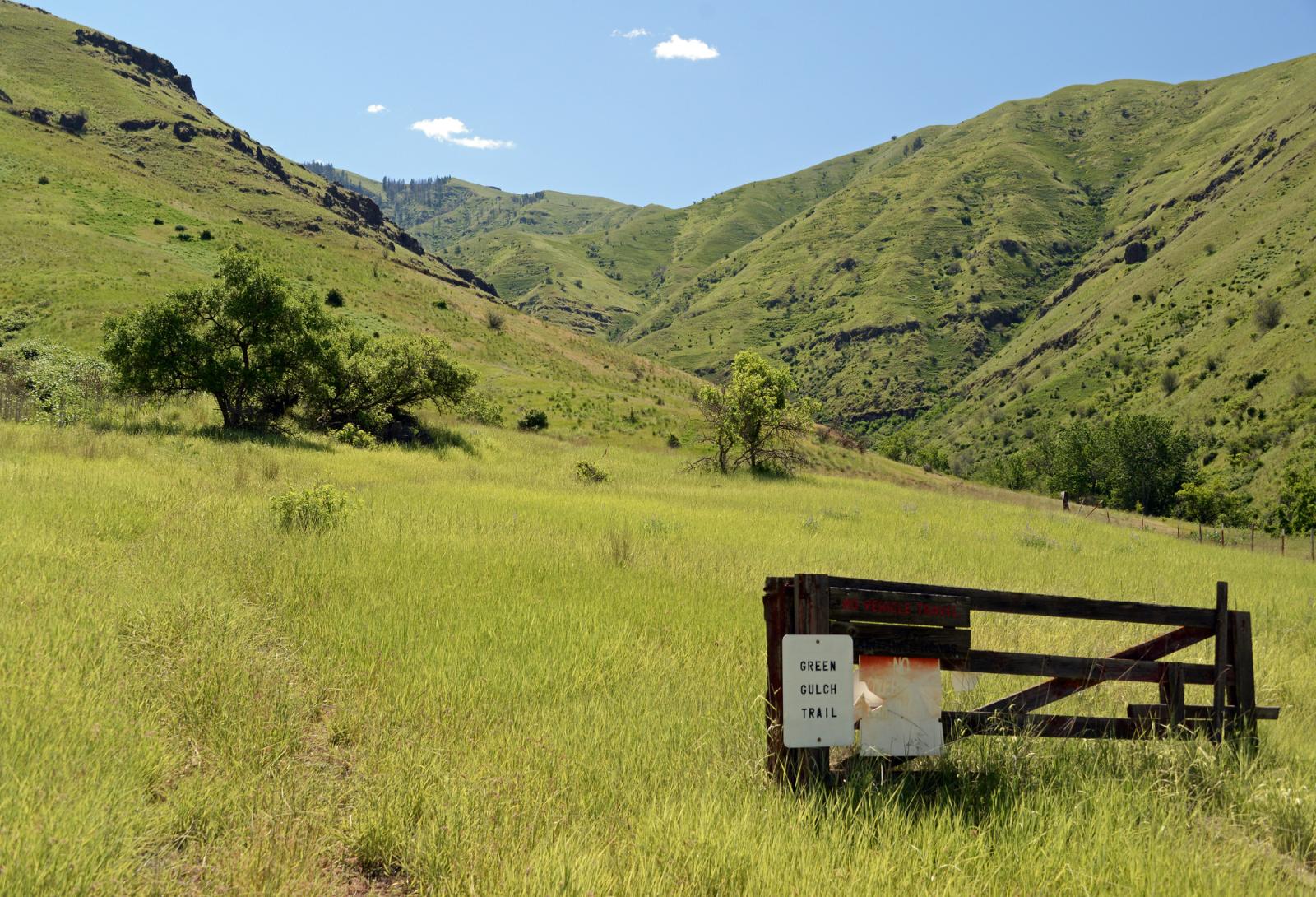 Green Gulch Trail on Chief Joseph Wildlife Area Unit.