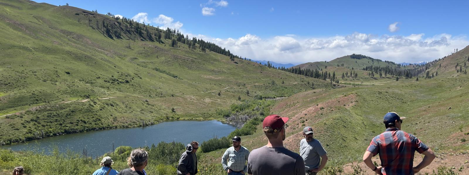 WDFW advisory group members during a field tour in the North Central Region. 