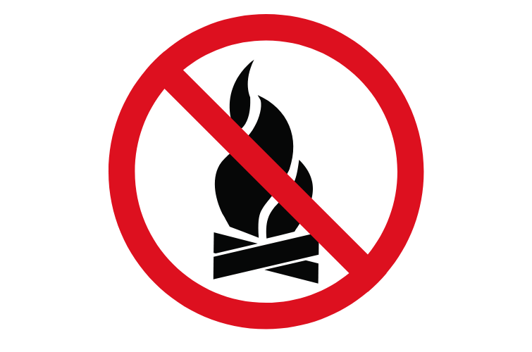 Fire restrictions icon