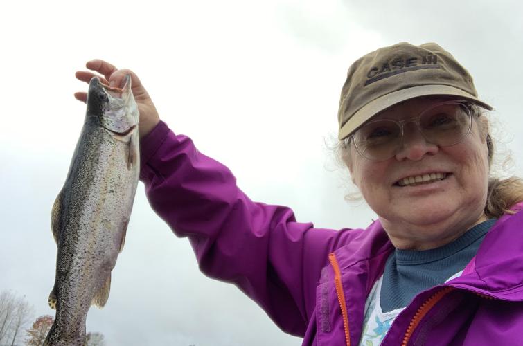 Black Friday trout fishing