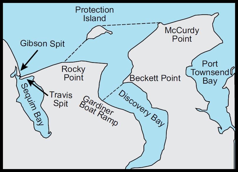 Discovery Bay shrimp district map