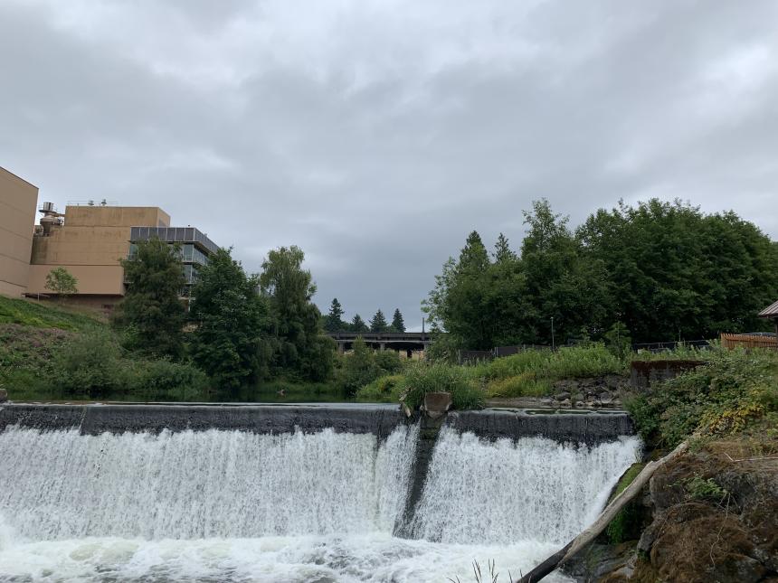 Tumwater Falls in June 2021