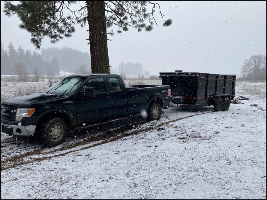 Transporting livestock carcasses for sanitation to mitigate potential conflicts