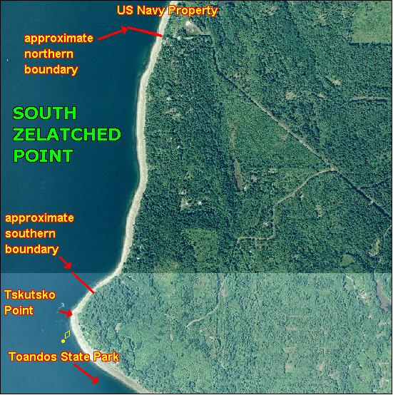SOUTH ZELATCHET POINT map