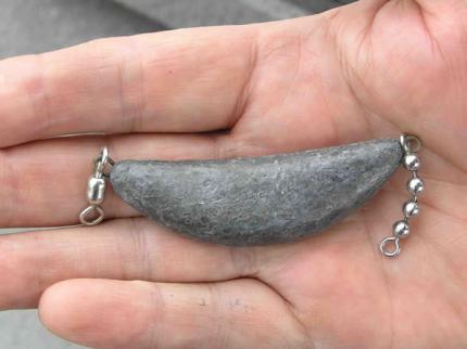 Salmon 4 lb Lead Cannonball Sinker 