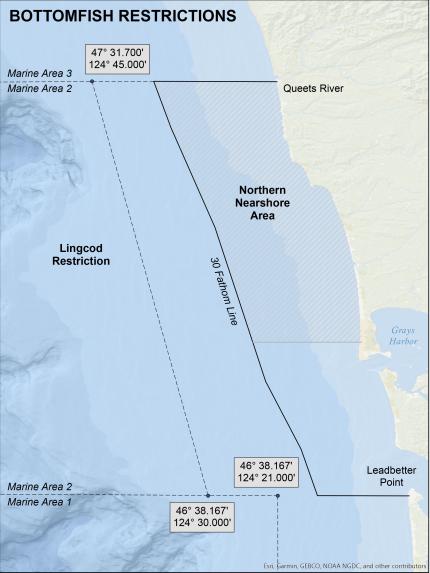 Bottomfish restrictions in marine area 2