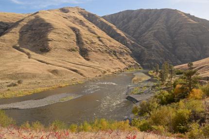 wide river in eastern Washington