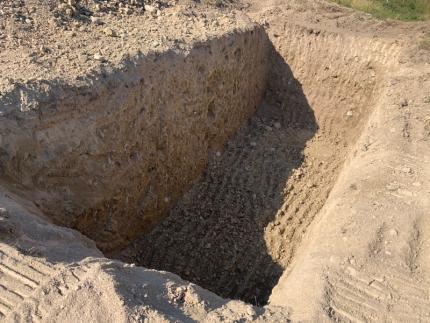 Carcass sanitation burial pit