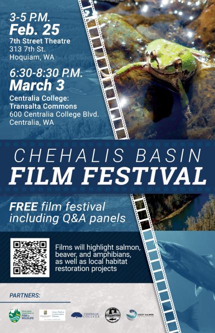 Flyer for the Chehalis Basin Film Festival