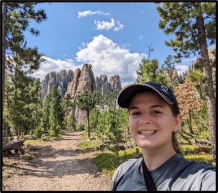 Kailey Meacham exploring Black Hills, South Dakota