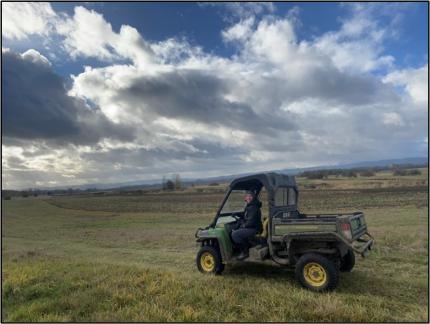 A truck at the Shillapoo Wildlife Area