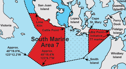 Marine Area 7 South shrimp subarea