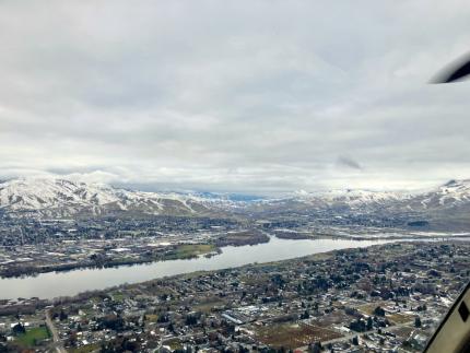 View of mule deer winter range.