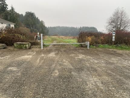   A new gate at Irondale Beach of the Chimacum Unit.