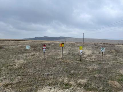 Parking area for Meals Road.