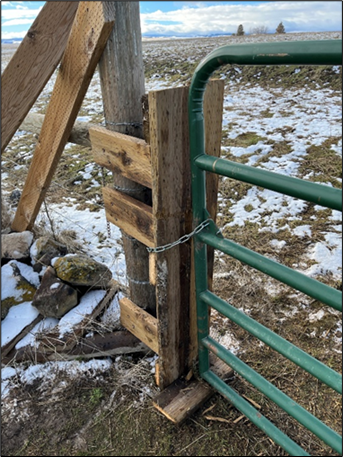   Cougar Creek Fence Repair.