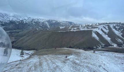 View of mule deer winter range.