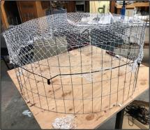 A newly constructed sharp-tail grouse trap