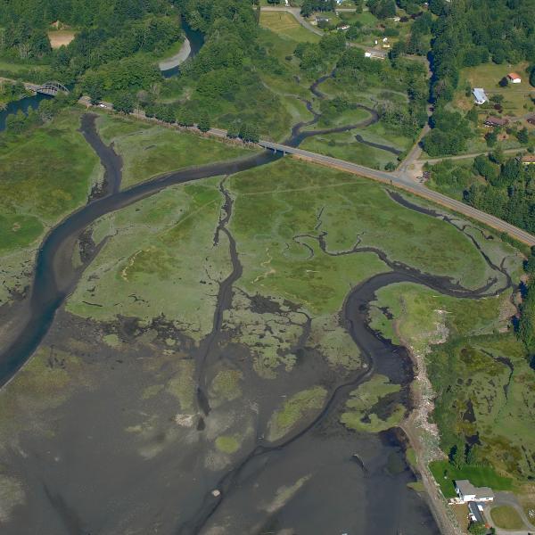 Duckaubsh Estuary Aerial Photo